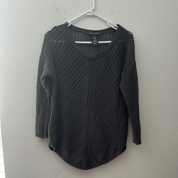 Grey Knit Sweater - Picture 3 of 5